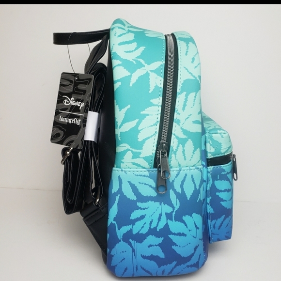 NWT Loungefly Stitch Tropical Mini Backpack - Picture 8 of 10